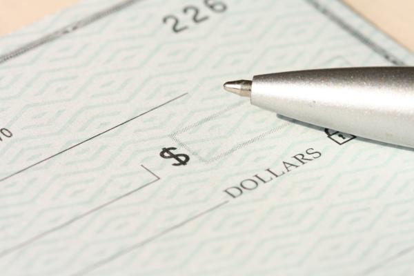 Image of a check